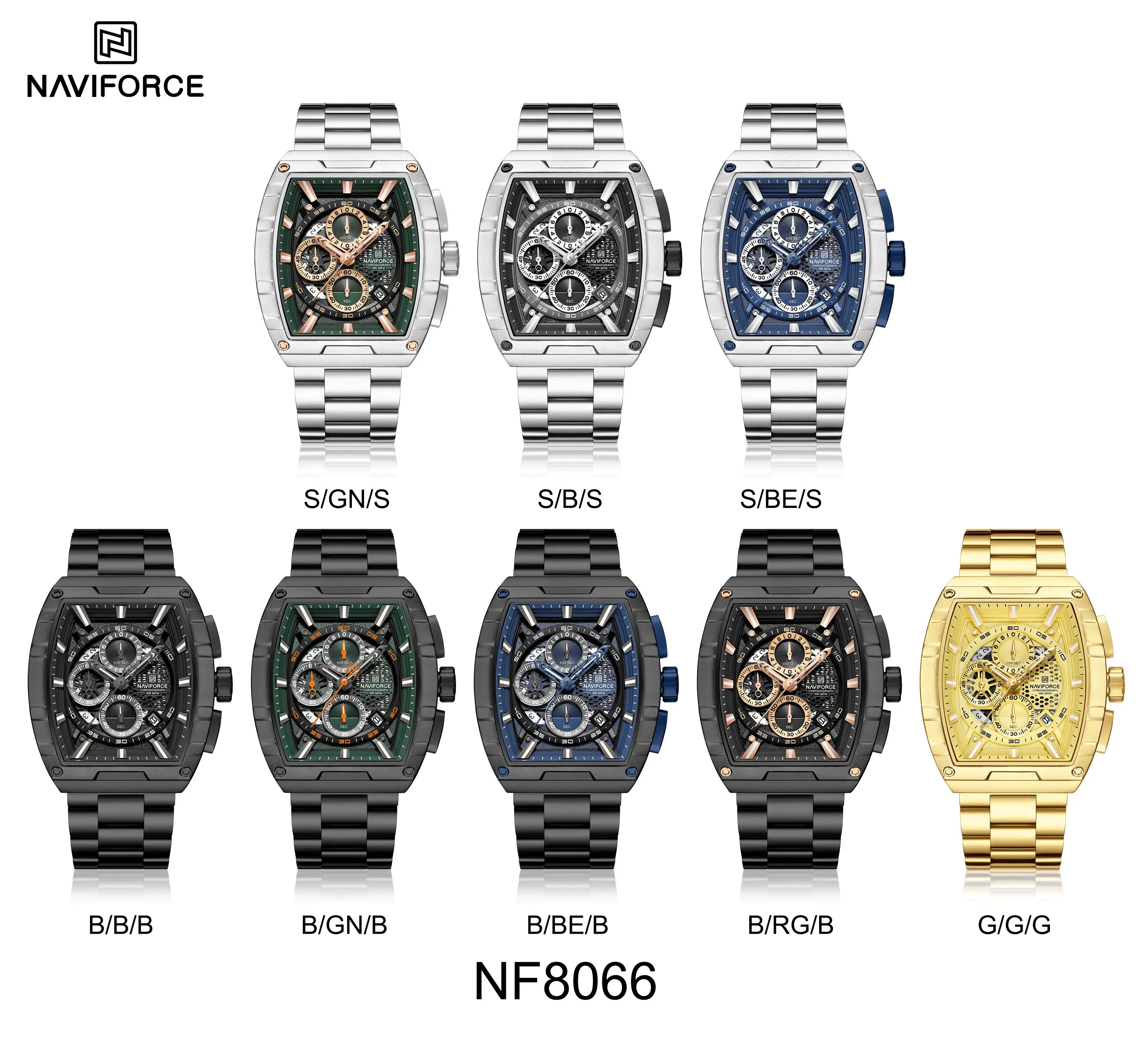 Naviforce NF8066 Elegante Acero