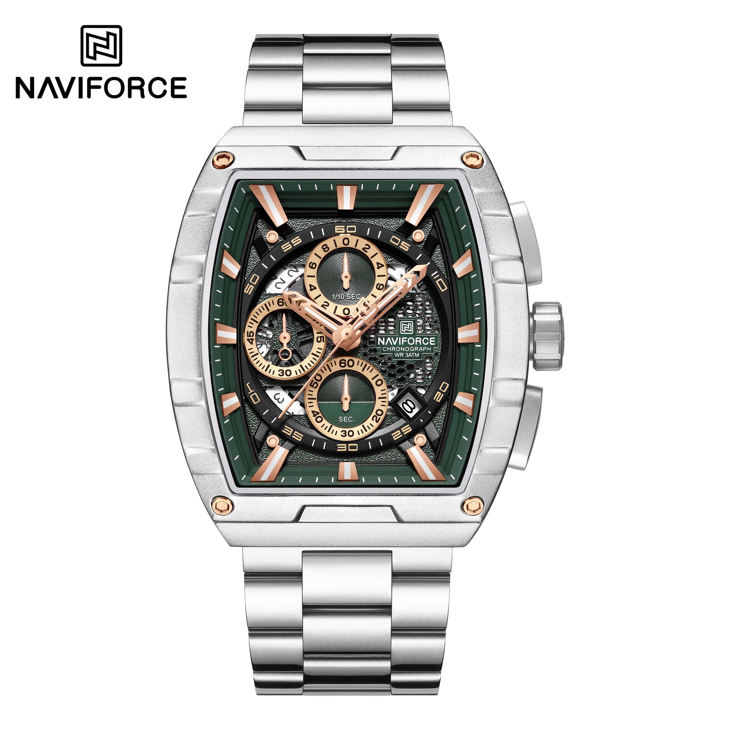 Naviforce Nf8066 Crono Hombre Acero