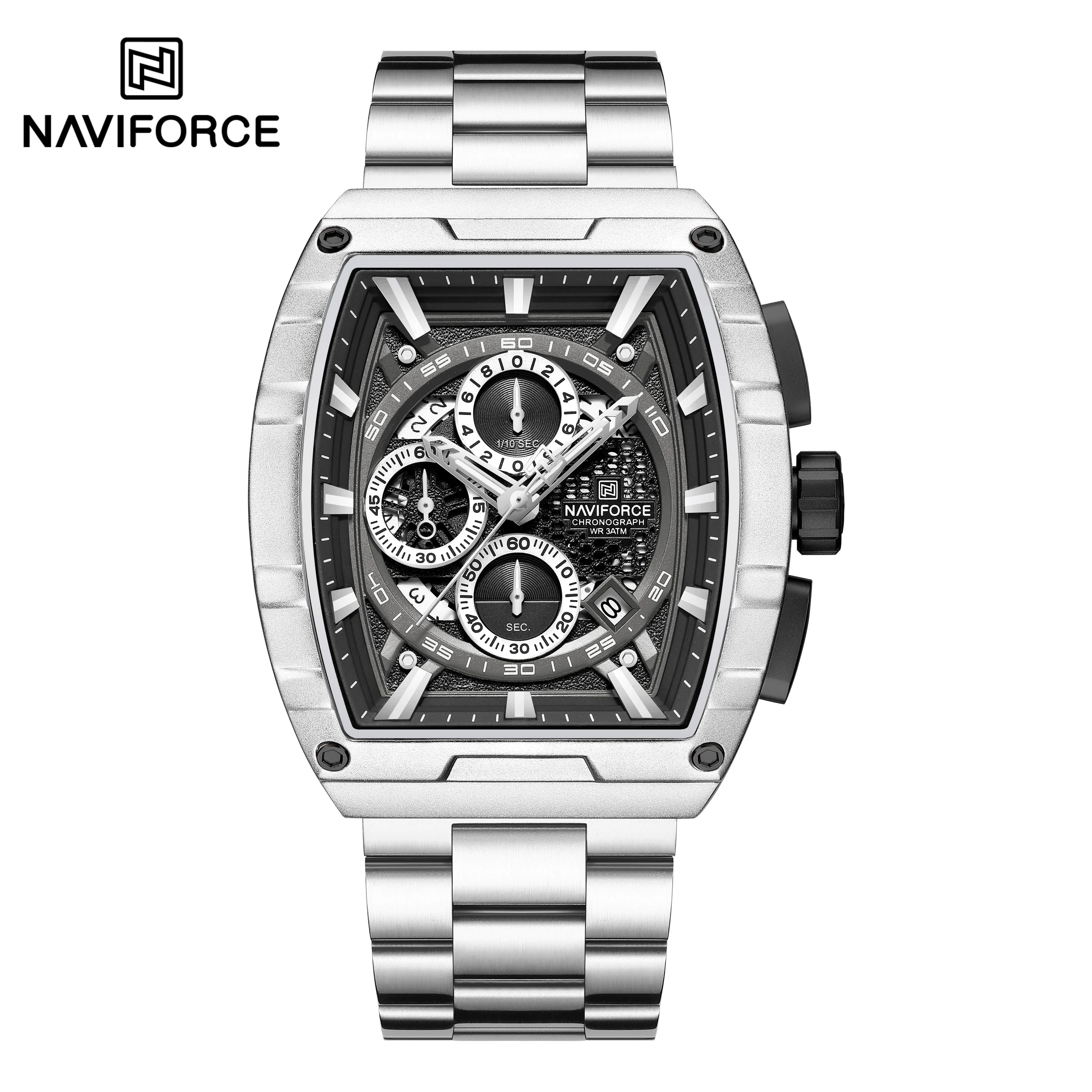 Naviforce Nf8066 Crono Hombre Acero