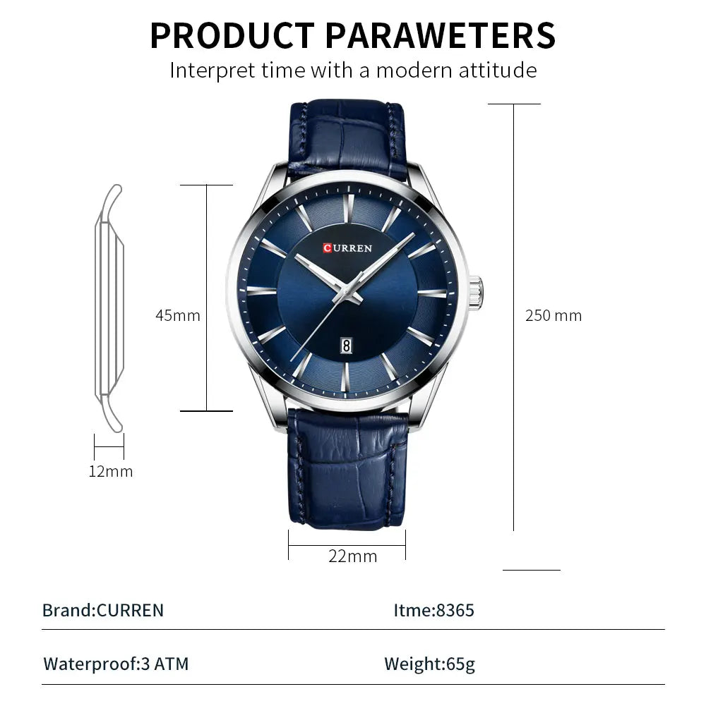 Curren 8365 Lujo Masculino