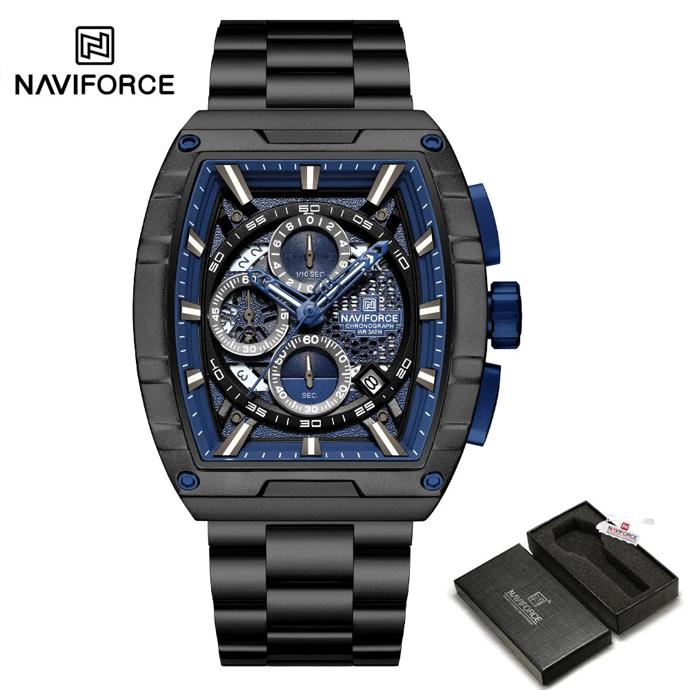 Naviforce Nf8066 Crono Hombre Acero