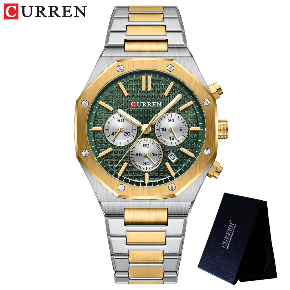 Curren 8440 Dorado Cronógrafo