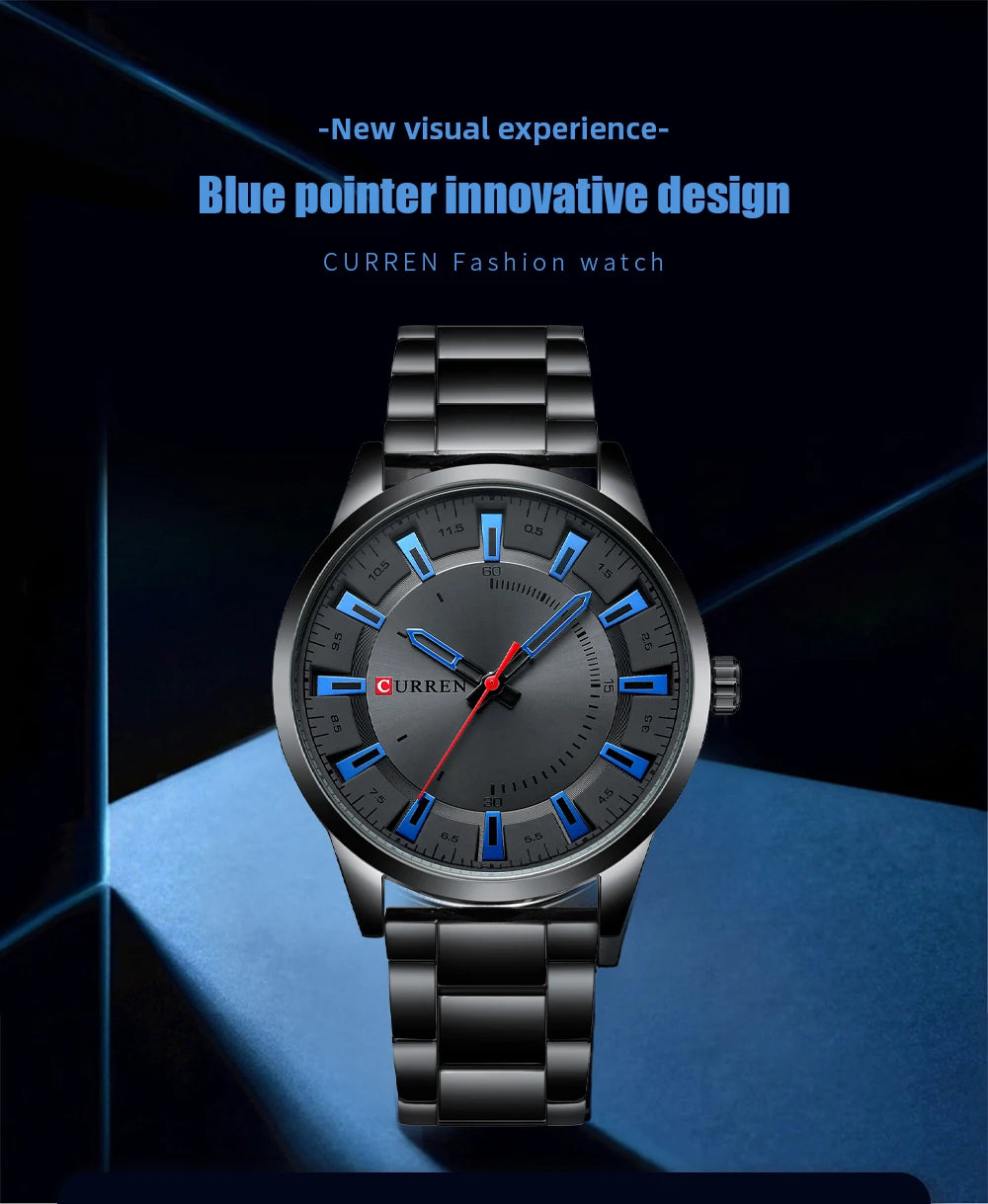 Curren 8406 Cuarzo Moderno