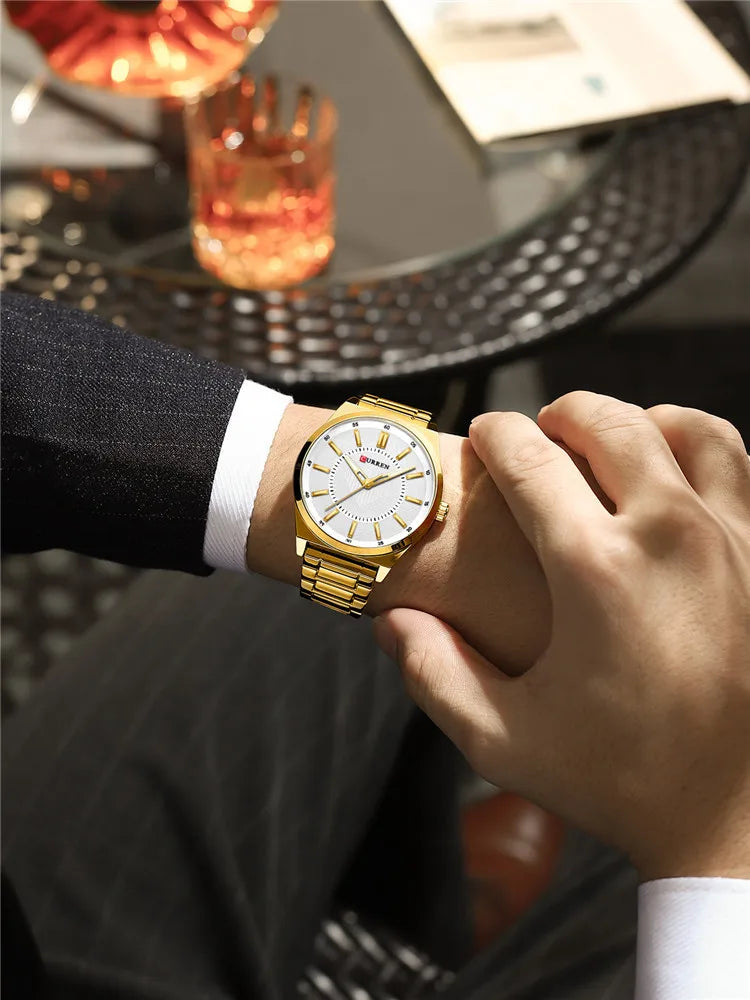 Curren 8407 Acero Elegante