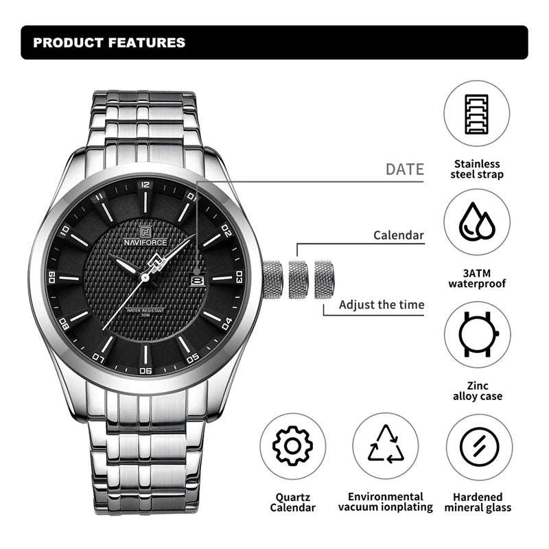 Naviforce NF8032 Elegante Cuarzo