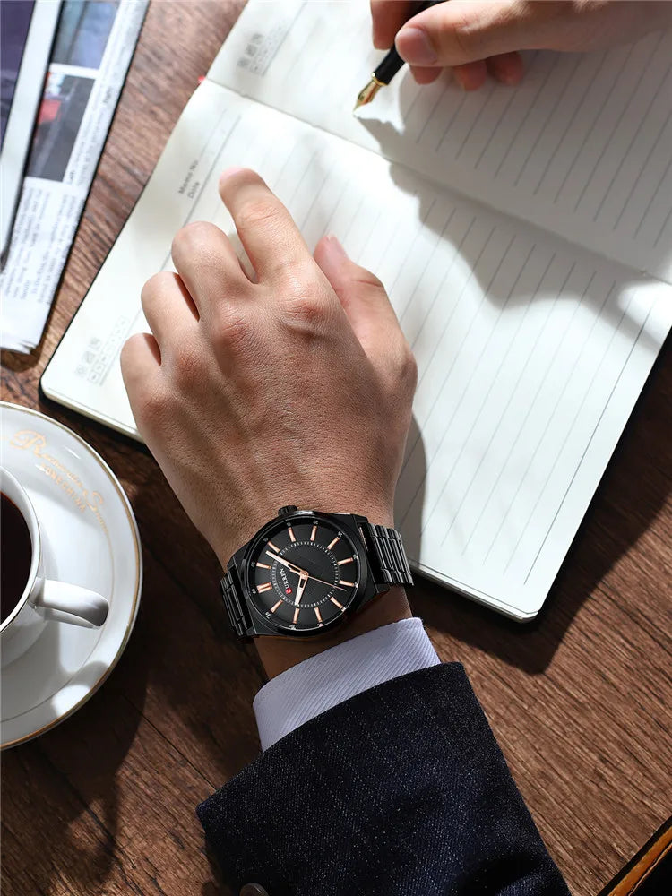 Curren 8407 Acero Elegante