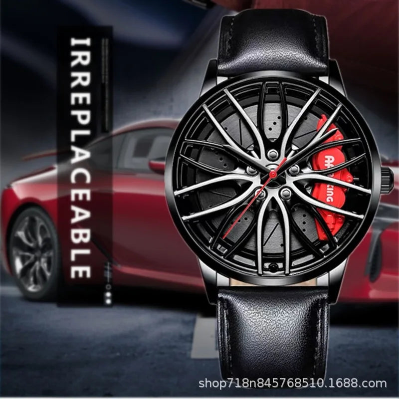 Fully Automatic Movement Watch Sports Men's Waterproof Wheel Style Non Mechanical Watch New Model Luxury Watch Quartz Clock