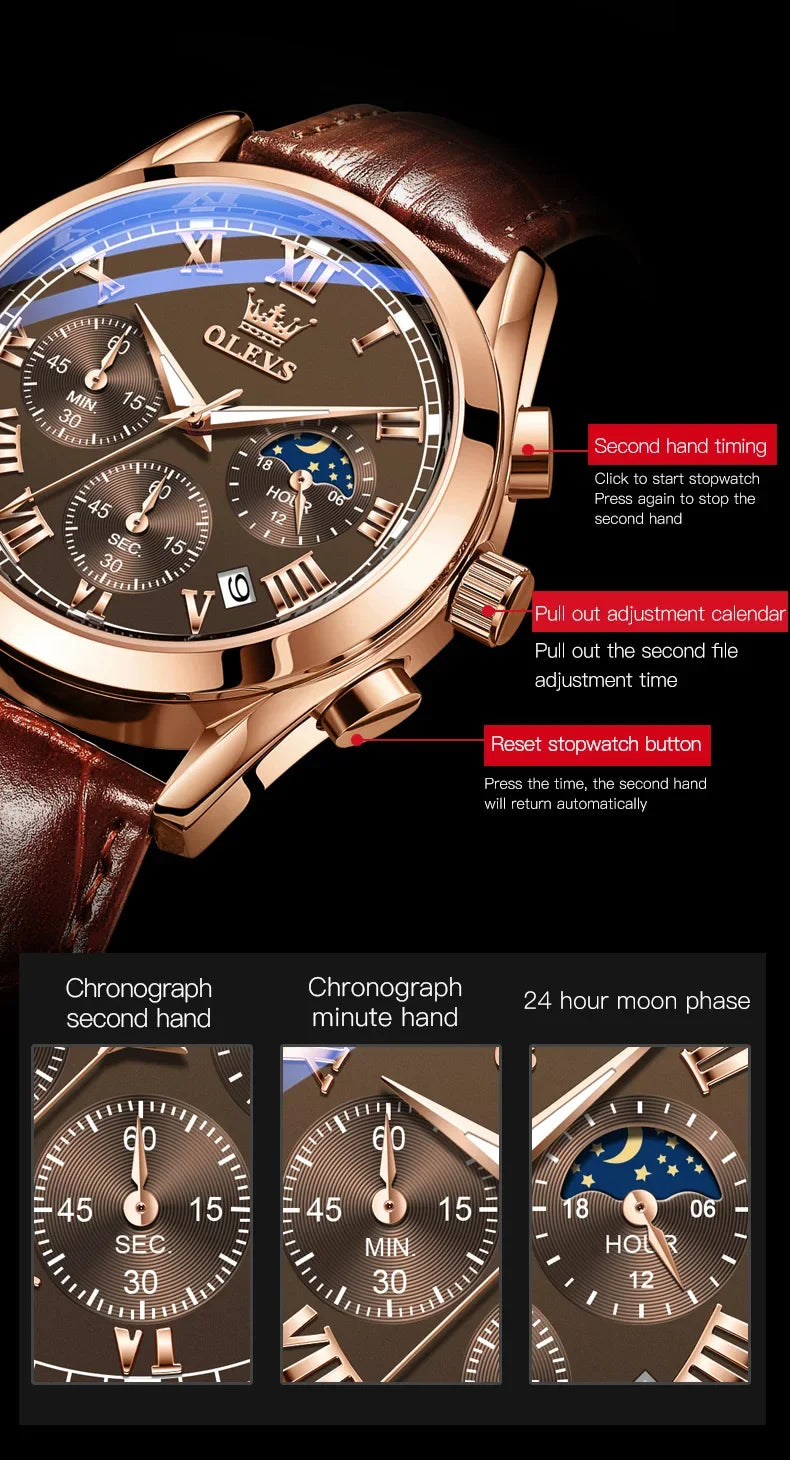 Olevs 2871 Cronógrafo de Lujo