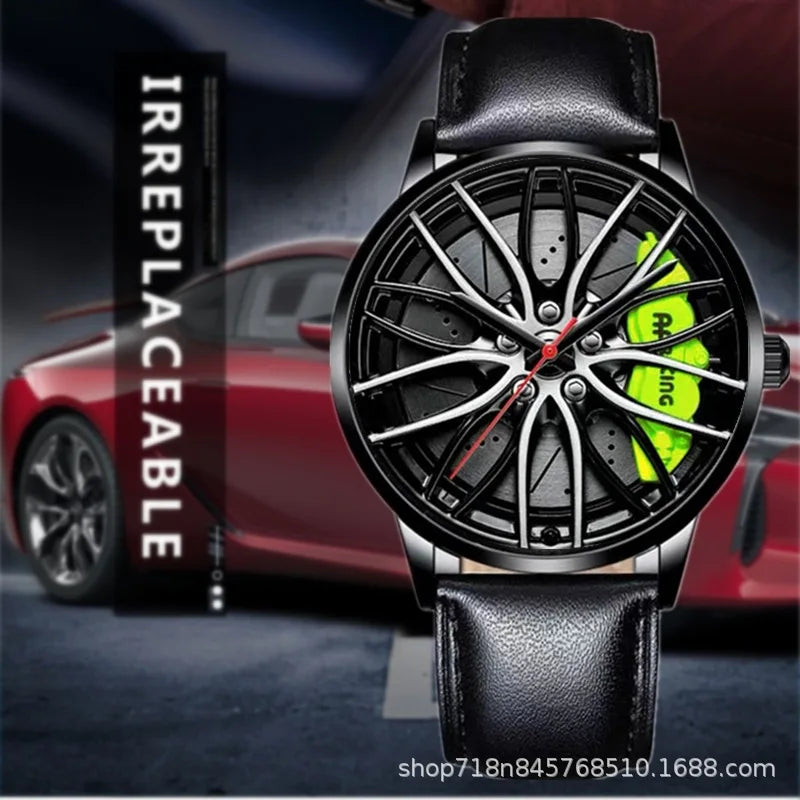 Fully Automatic Movement Watch Sports Men's Waterproof Wheel Style Non Mechanical Watch New Model Luxury Watch Quartz Clock