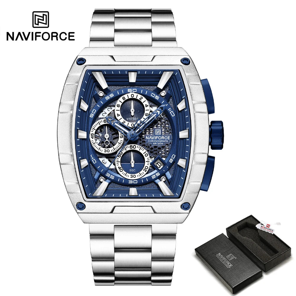 Naviforce Nf8066 Crono Hombre Acero